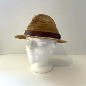 Vintage Stetson Corduroy Fedora Hat